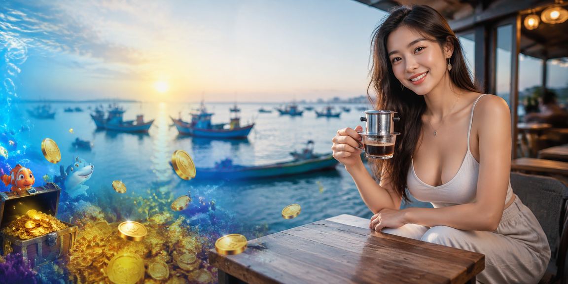 Người chơi thưởng thức cá cược thể thao tại khu vực Mũi Né cạnh ly cà phê